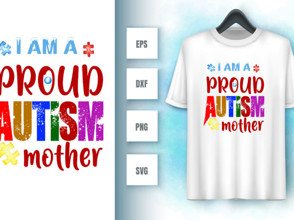 Autism t shirt vector