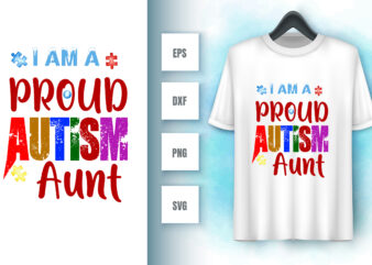 Autism t shirt vector