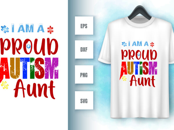 Autism t shirt vector