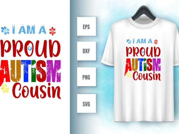 Autism t shirt vector