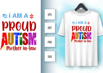 Autism t shirt vector