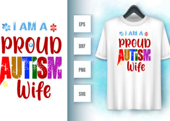 Autism t shirt vector