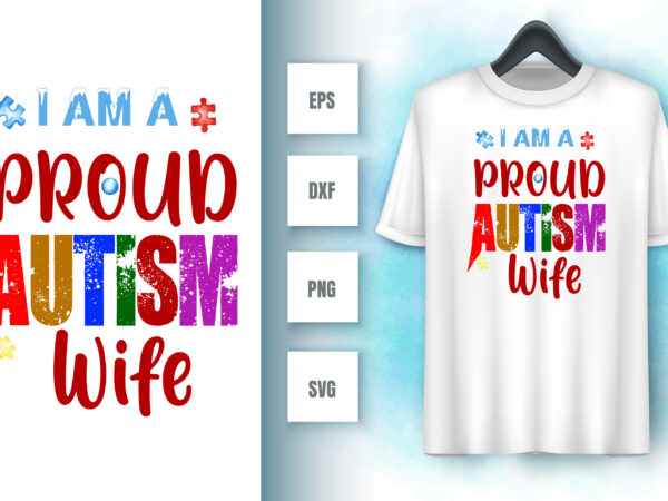 Autism t shirt vector