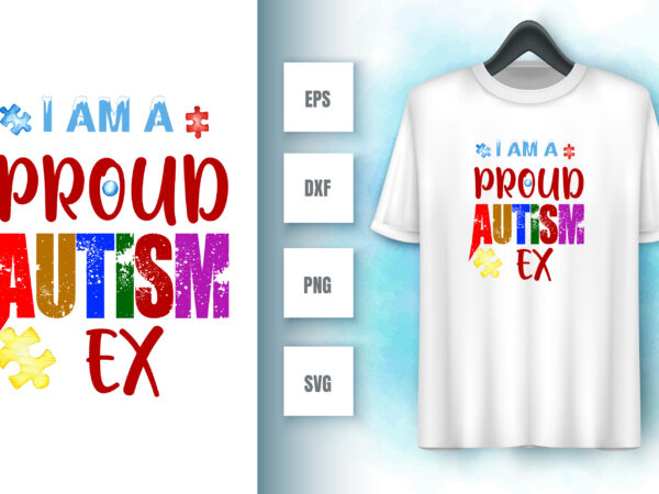 Autism t shirt vector