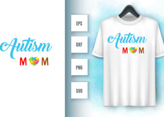 Autism t shirt vector