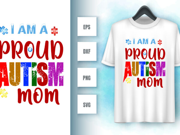 Autism t shirt vector