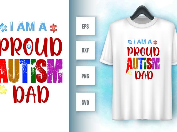 Autism t shirt vector