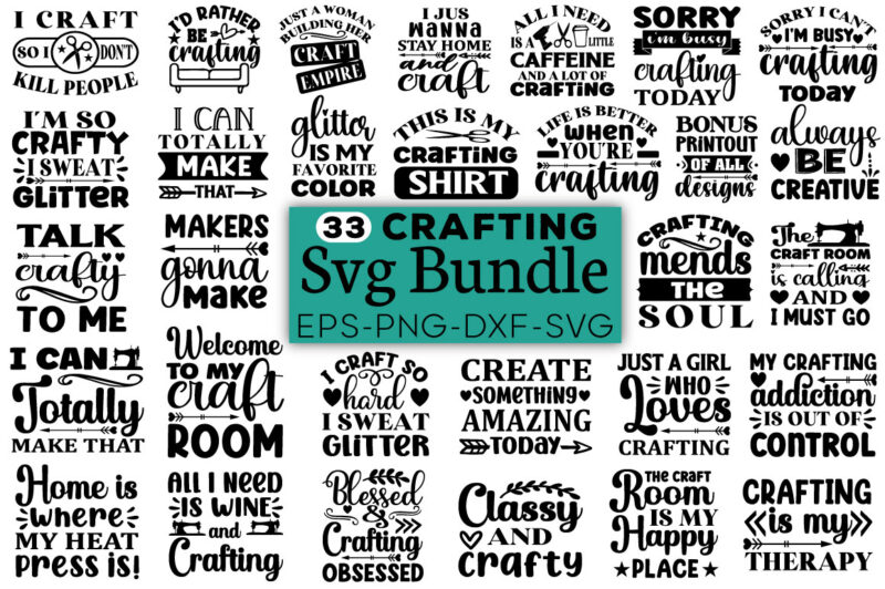 Crafting SVG Bundle