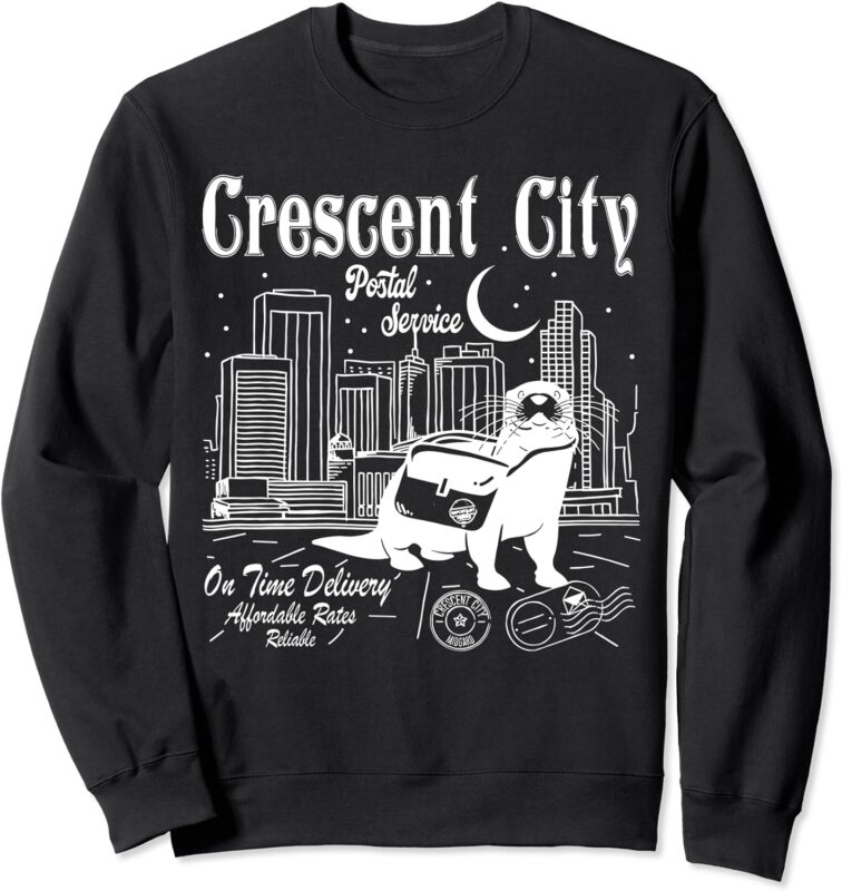 Crescent City Postal Service Messenger Otter Crescent City Sweatshirt