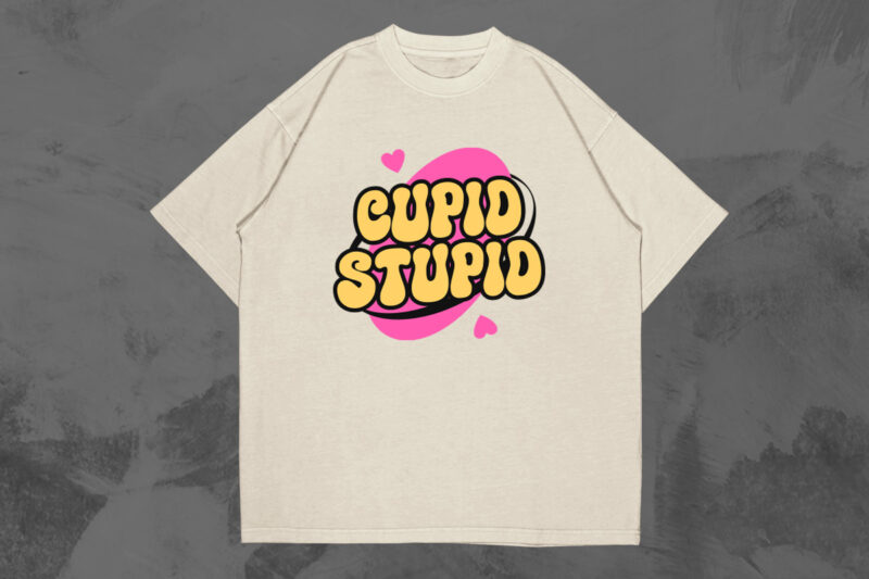 Y2K Valentines Day T shirt Designs Bundle, Retro 2000s Graphic T-shirt Vector Set, Y2k T shirt Designs for Print. Universtock