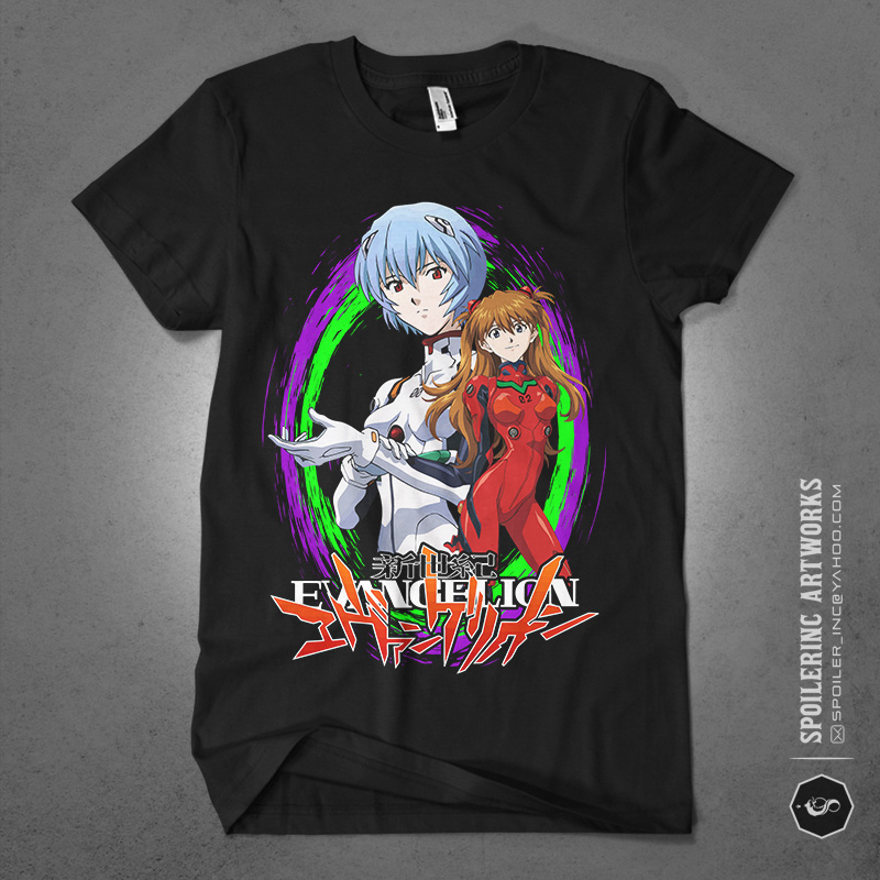 populer anime lover part 19 tshirt design bundle illustration