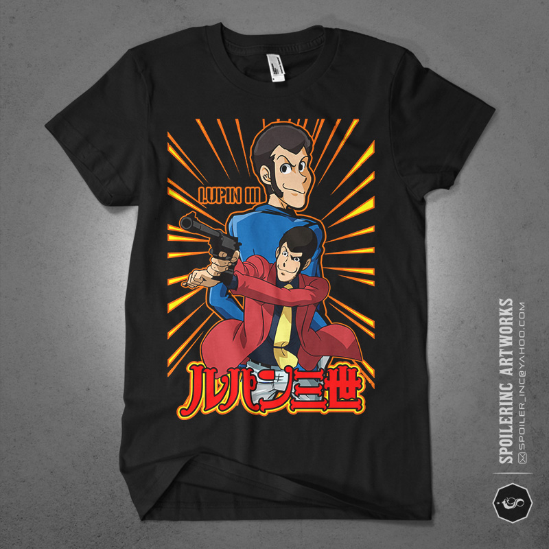 populer anime lover part 19 tshirt design bundle illustration