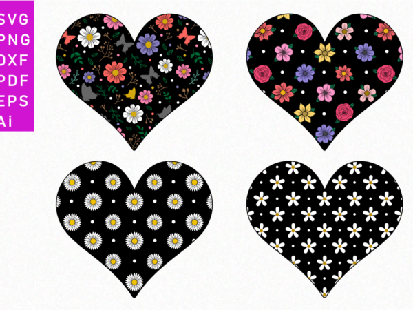 Flower heart svg, floral hearts sublimation design, valentines day t shirt design design graphic vector, funny valentine svg