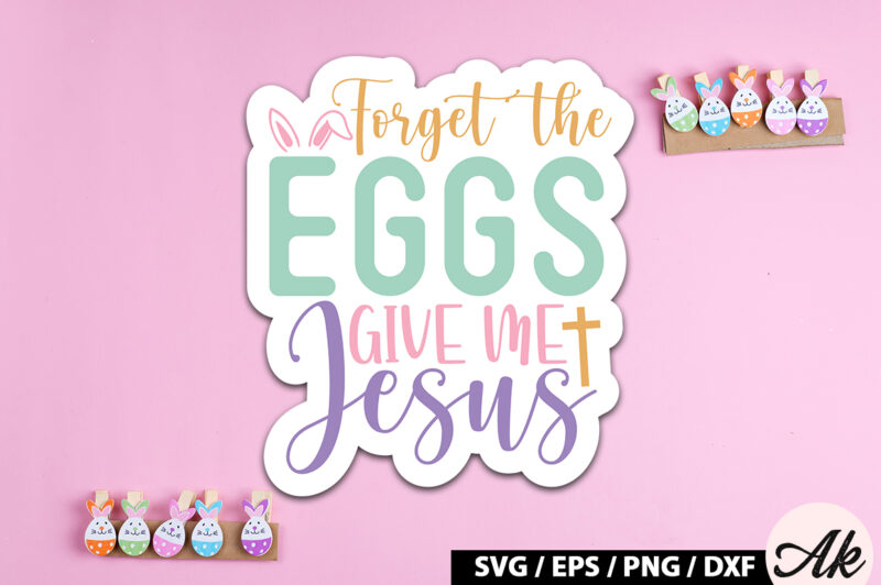 Stickers Christian Easter SVG Bundle