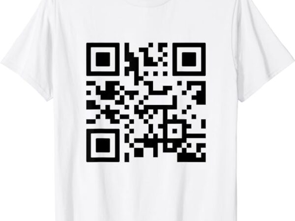 Fuck you qr code t-shirt