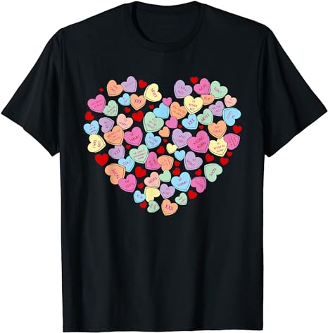 Funny Anti Valentines Day Candy Conversation Heart Single T-Shirt - Buy ...