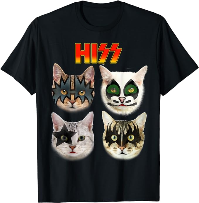 Funny Cat Lover, Cat Hiss, Cat Owner, Cat Humor T-Shirt