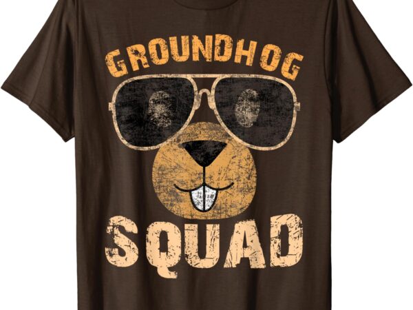 Funny groundhog squad shirt happy groundhog day 2024 t-shirt Funny groundhog squad shirt happy groundhog day 2024 t-shirt