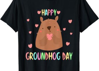 Funny Happy Groundhog Day 2024 T-Shirt
