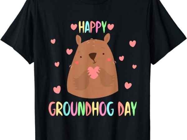 Funny happy groundhog day 2024 t-shirt
