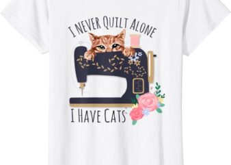 Funny Sewing and Quilting Cat Lover – Sewer Quilters T-Shirt