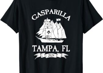 Gasparilla Pirate Souvenir Tampa Parade FL Gasparilla 2024 T-Shirt