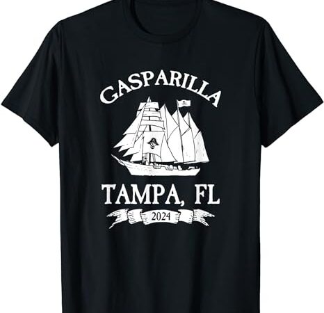 Gasparilla pirate souvenir tampa parade fl gasparilla 2024 t-shirt