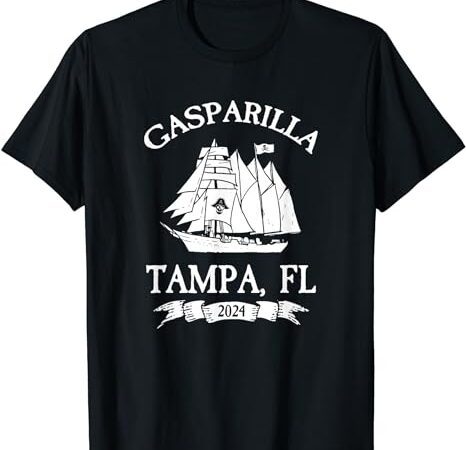 Gasparilla pirate souvenir tampa parade fl gasparilla 2024 t-shirt Gasparilla pirate souvenir tampa parade fl gasparilla 2024 t-shirt