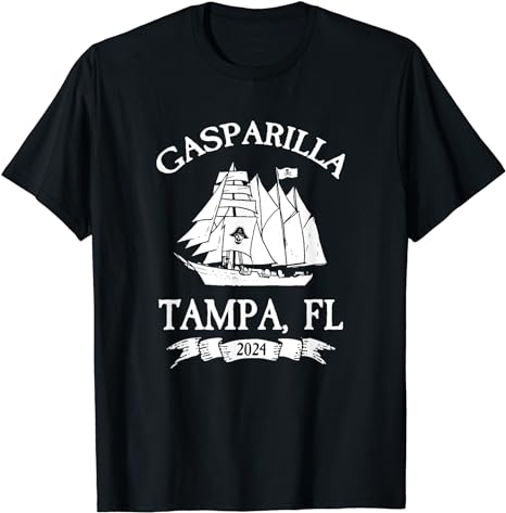 Gasparilla Pirate Souvenir Tampa Parade FL Gasparilla 2024 T-Shirt