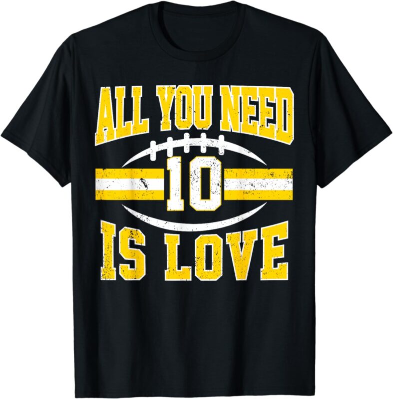 Green Bay All You Need is LOVE 10 Love #10 T-Shirt