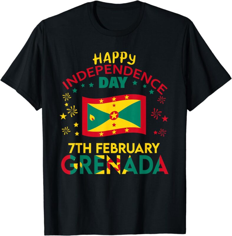 Grenada 50th Independence Day Grenadian Pride Grenada Flag T-Shirt