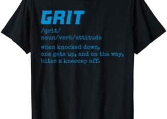 Grit Lions Definition Shirt Funny Detroit City Men Womens T-Shirt