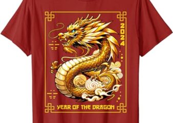 Happy Chinese New Year 2024 – Lunar New Year Dragon Red T-Shirt