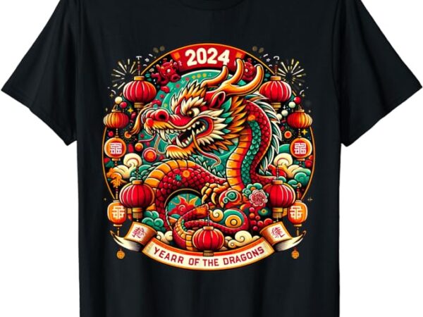 Happy chinese new year 2024 year of the dragon t-shirt