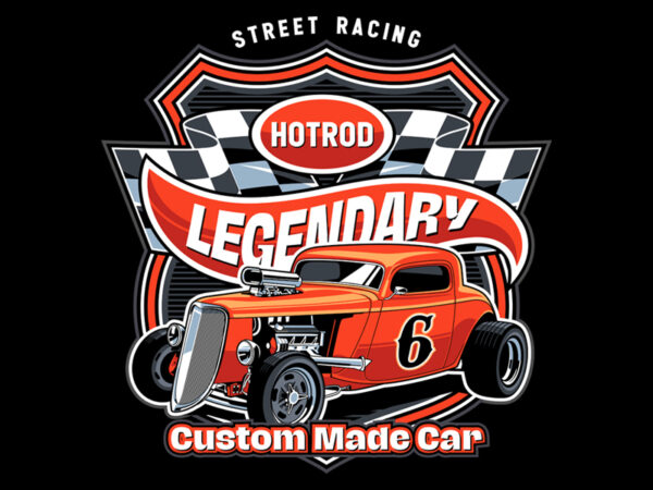 Hotrod legendary graphic t shirt