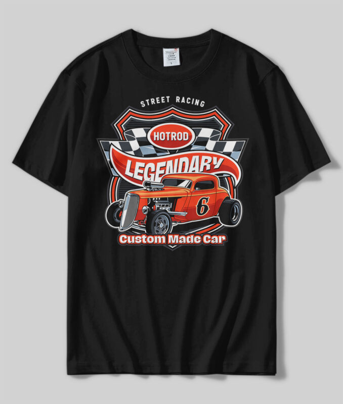 t-shirt vector Best Custom Cars T-shirts Bundle