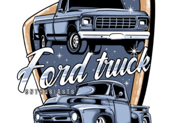 Ford Truck t shirt graphic design