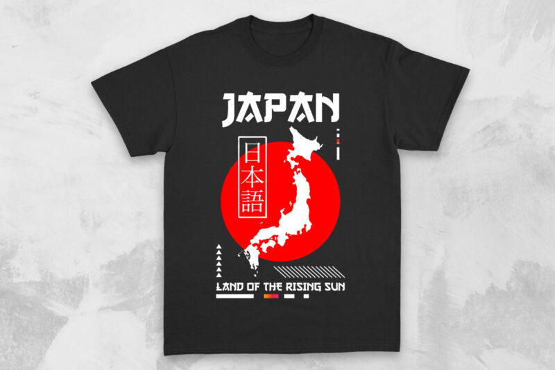 Japanese Urban Graphic T shirt Designs Bundle, Japan Graphic T shirt Designs for Sale