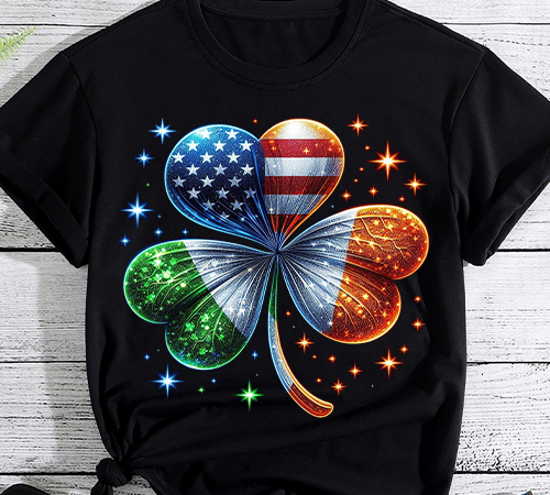 Irish american flag ireland flag st patricks day gift lucky t-shirt Irish american flag ireland flag st patricks day gift lucky t-shirt
