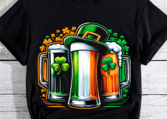 Irish American Flag Ireland Flag ST PATRICKS DAY Gift Lucky T-Shirt