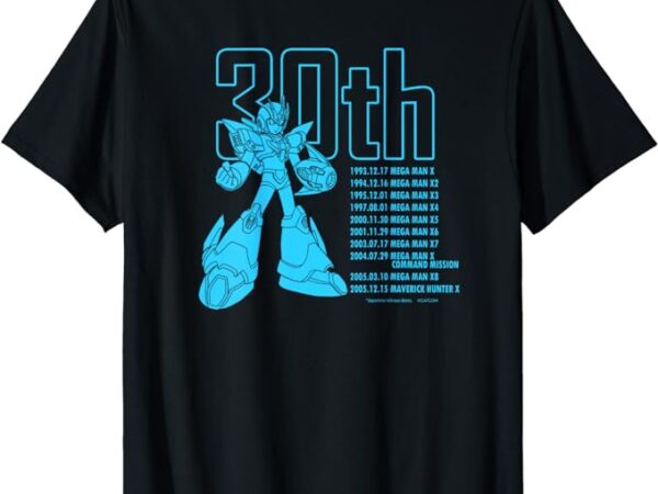 Mega man x 30th anniversary t-shirt