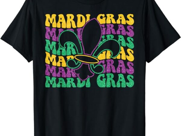 Mardi gras 2024 fleur de lis nola new orleans carnival t-shirt