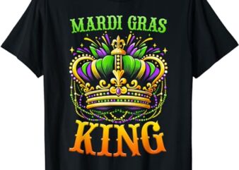 Mardi Gras King Shirt Men Carnival Costume T-Shirt