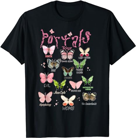 Martinez Album Portals Tour Butterflies Full Albums T-Shirt