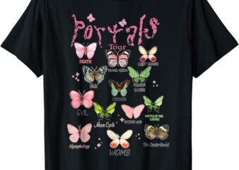 Martinez Portals Tour Butterflies Full Albums T-Shirt