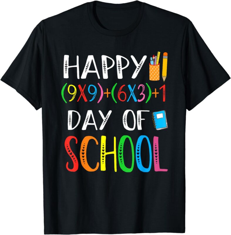 Math Formula 100 Days Of School Funny Math Teacher 100th Day T-Shirt