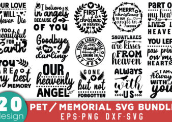 Memorial Quotes T-shirt Bundle Memorial Quotes SVG Bundle