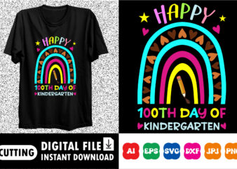 100th Day Of Kindergarten Back To School Shirt, Teacher Gift, School Shirt, Gift For Teacher, Shirt Gift for Teachers, Kindergarten 100 days