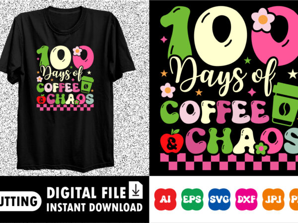 100 days of school coffee 100 days of school shirt, teacher gift, school shirt, gift for teacher, shirt gift for teachers, kindergarten back
