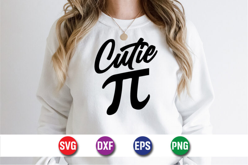 Cutie Pi Happy Pi Day SVG Design Print Template
